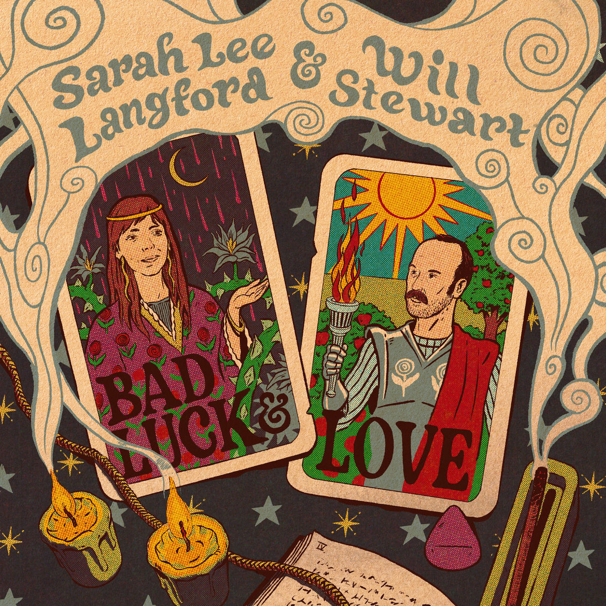 Sarah Lee Langford – Bad Luck & Love vinyl cover