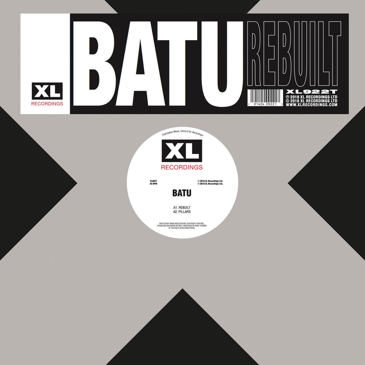 Batu – Rebuilt vinyl cover