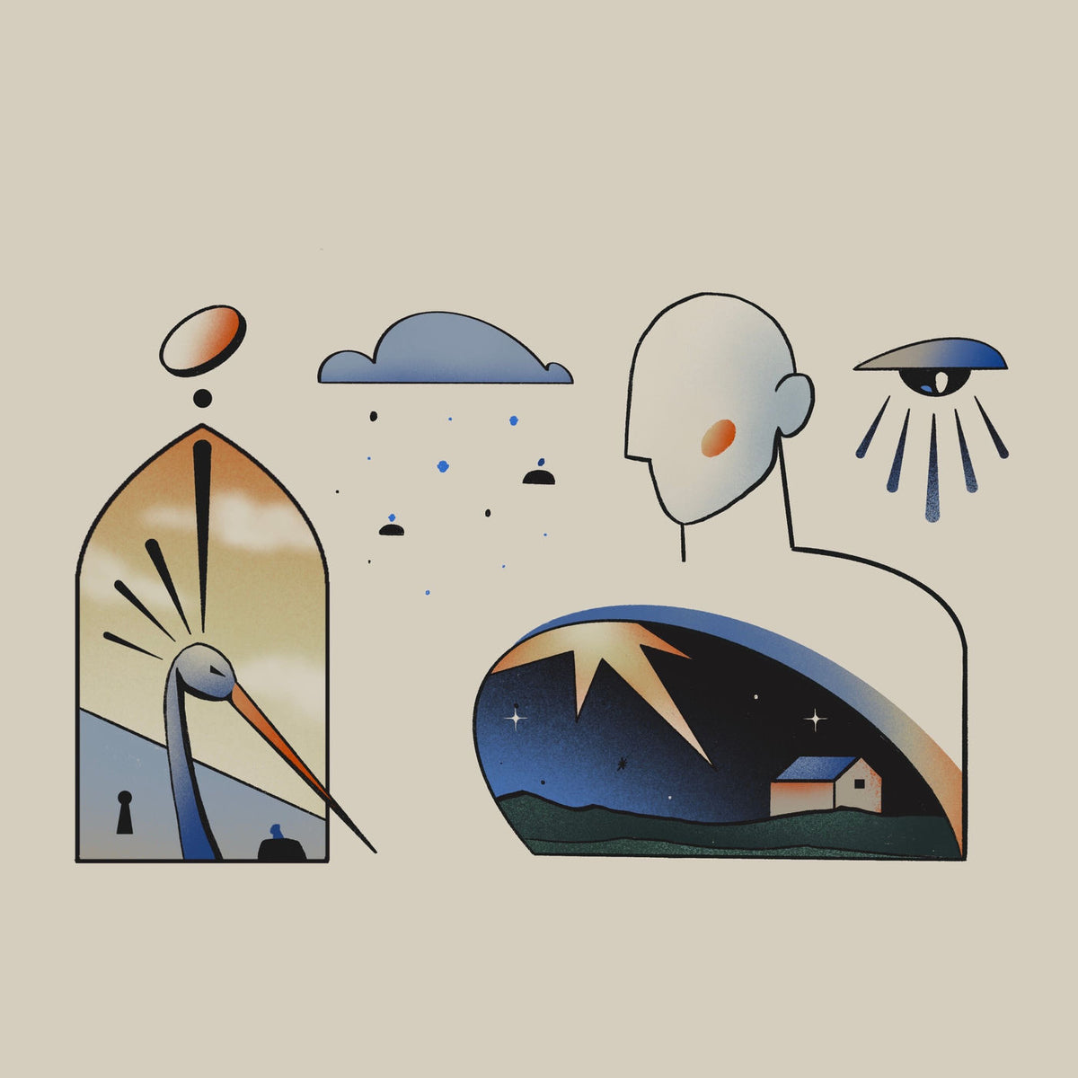 Sweatson Klank – A Free Mind vinyl record cover