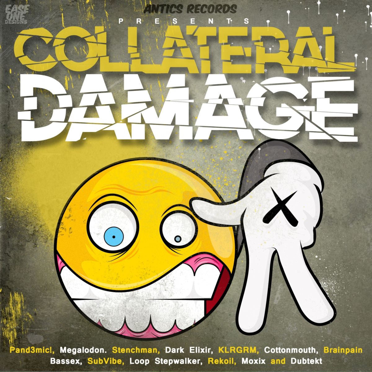 Various Artists – Collateral Damage (LP + BONUS LTD 7') vinyl record cover