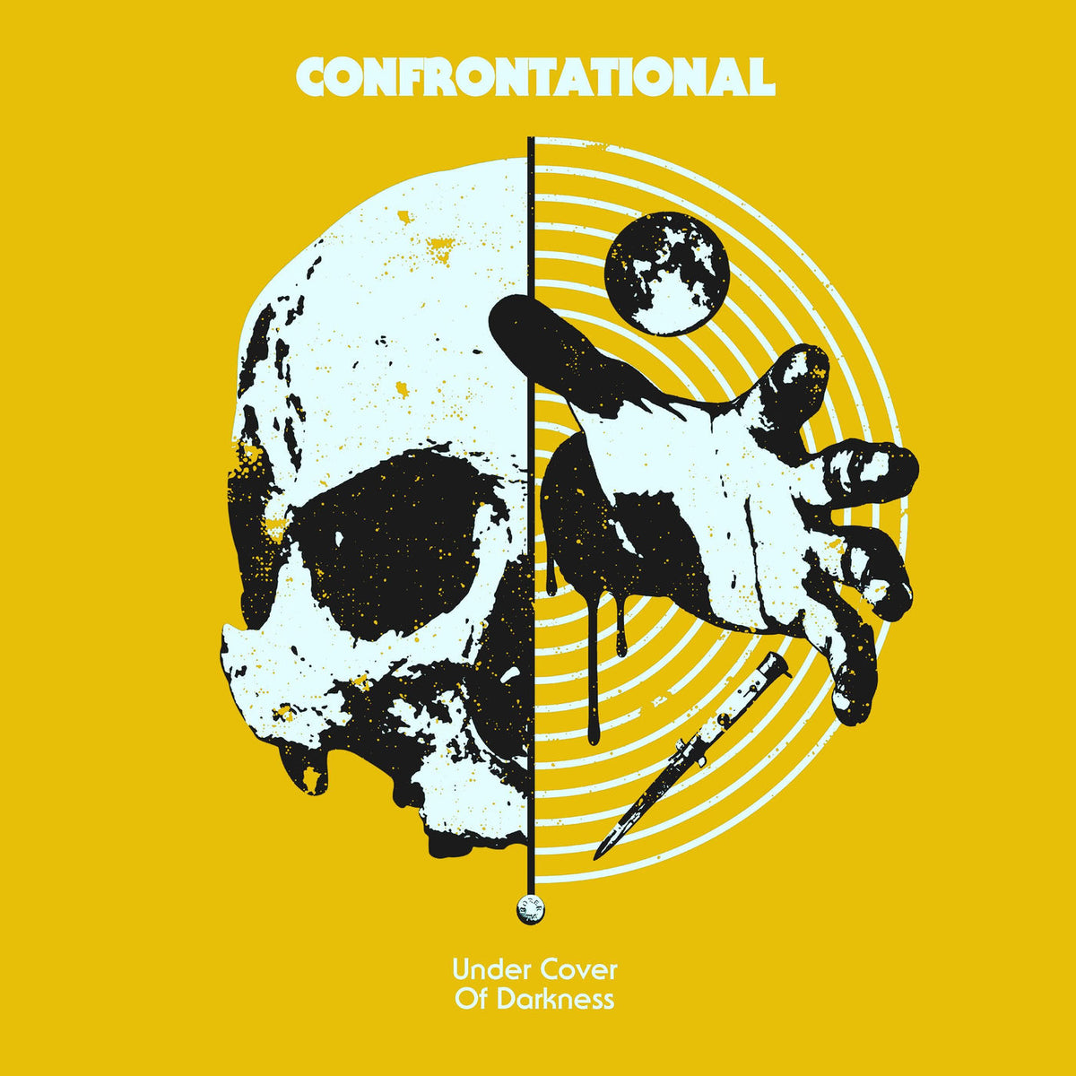 Confrontational – Under Cover Of Darkness vinyl record cover