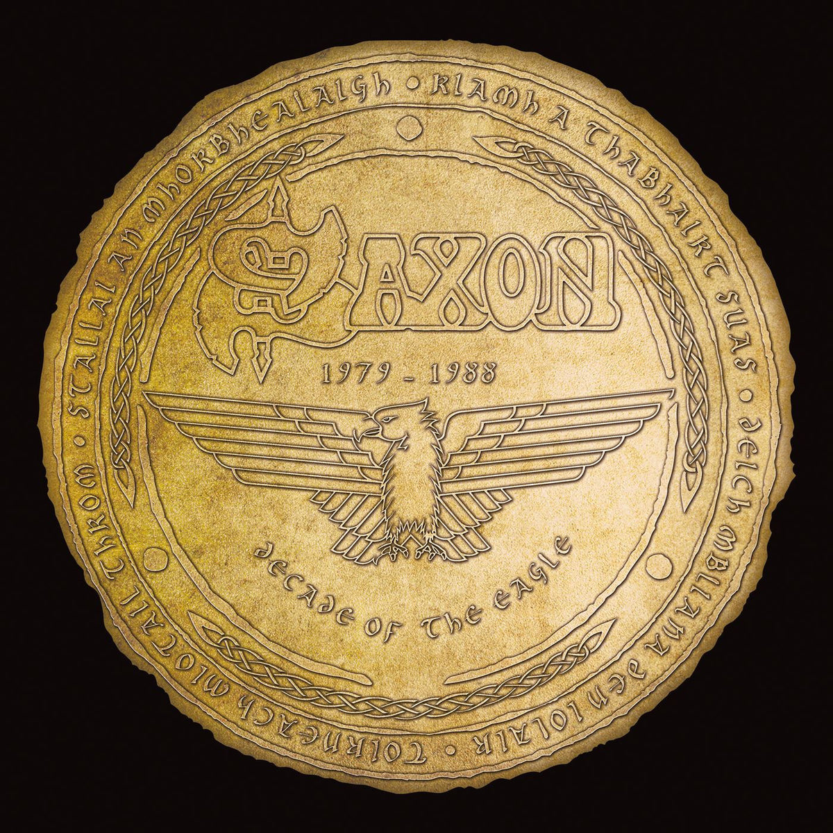 Saxon – Decade of the Eagle vinyl record cover