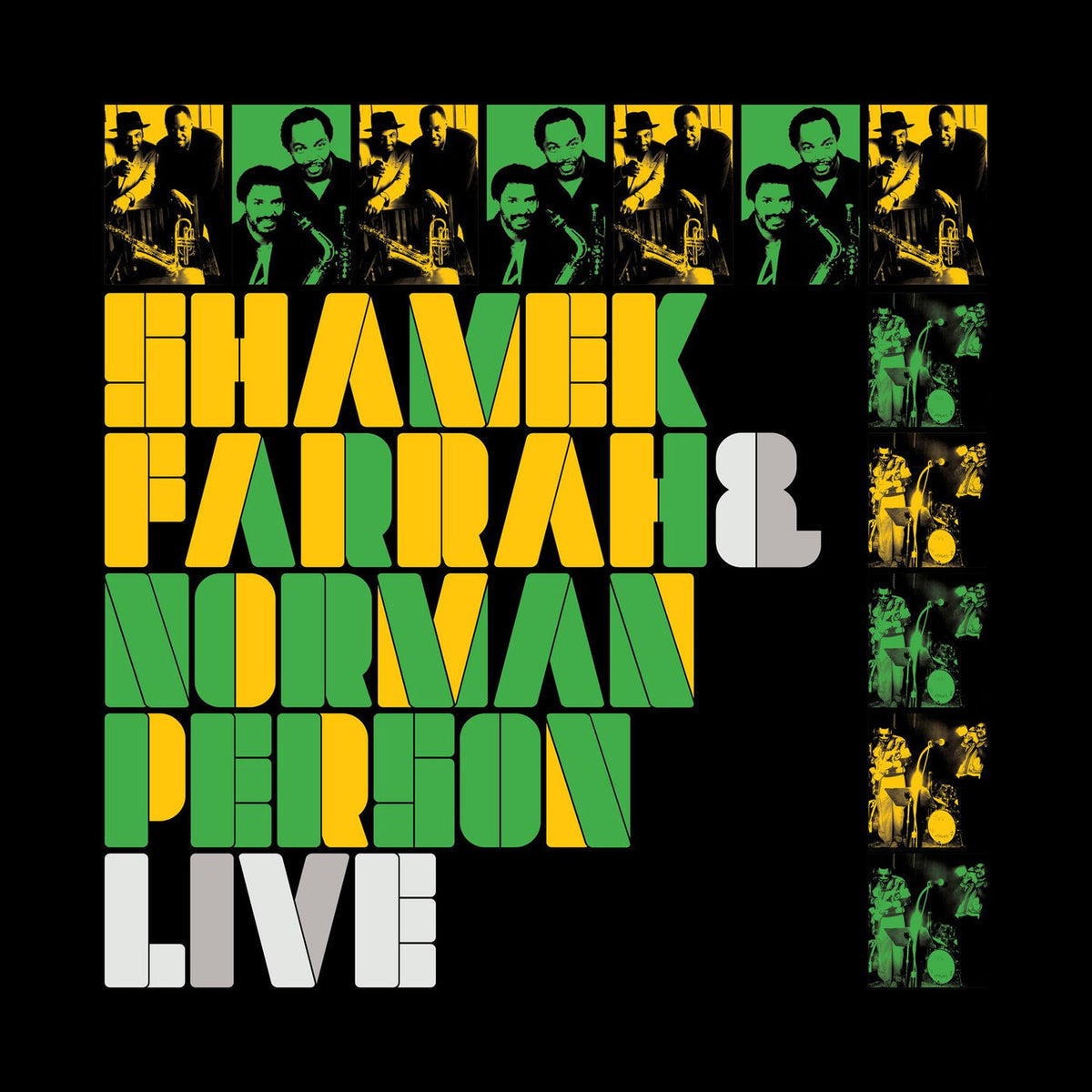 Shamek Farrah – Live vinyl cover