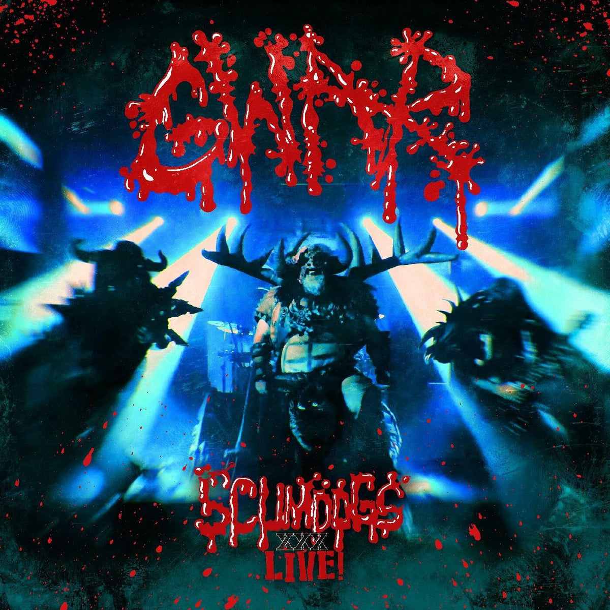 GWAR – Scumdogs XXX Live! vinyl cover