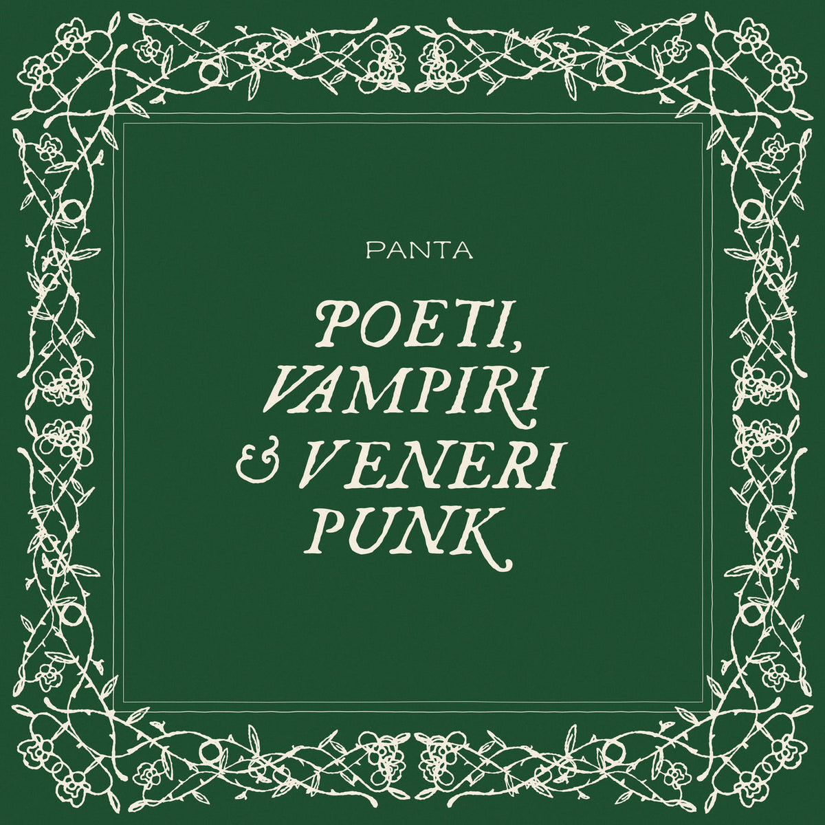 Panta – Poeti. Vampiri & Veneri Punk vinyl record cover