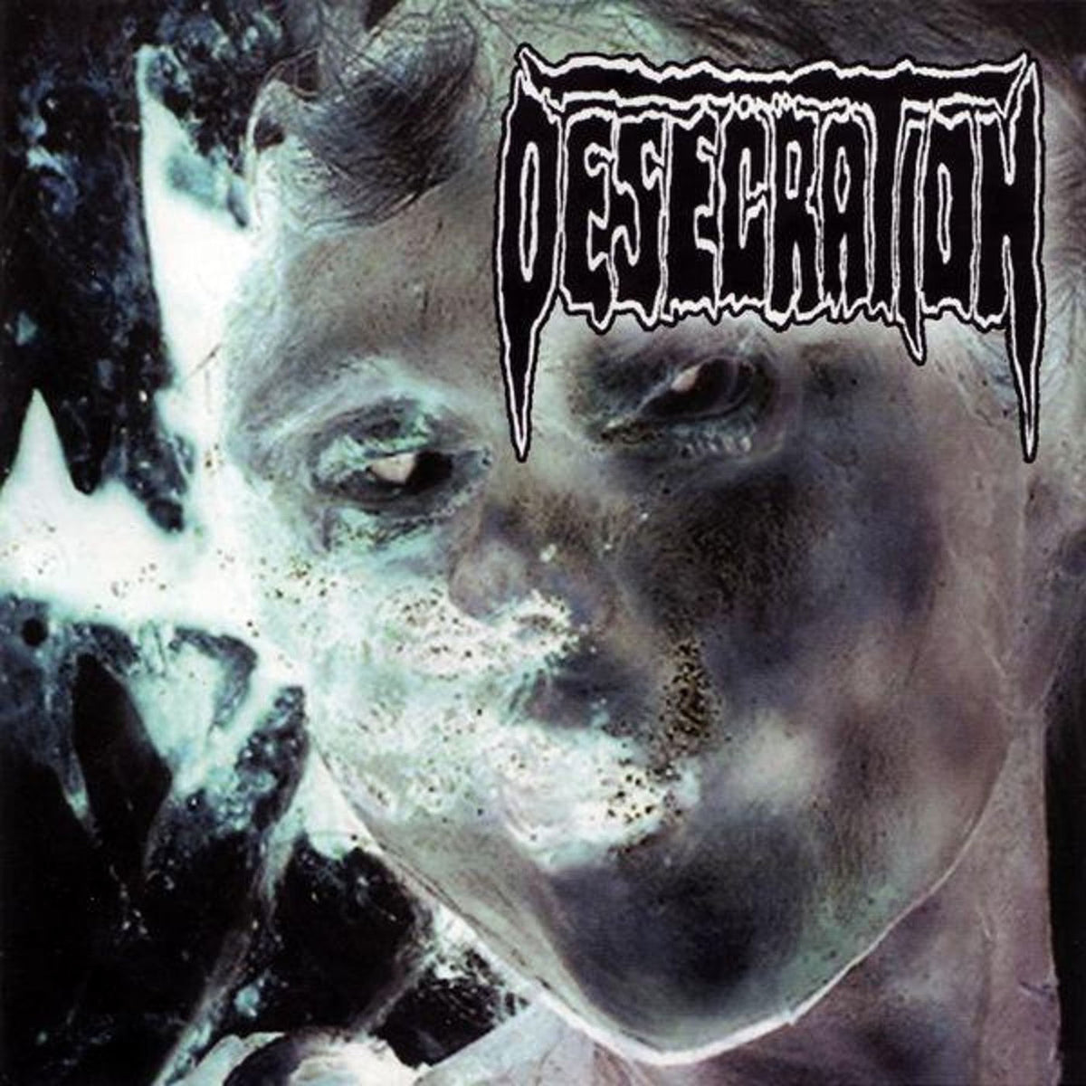 Desecration – Inhuman vinyl record cover