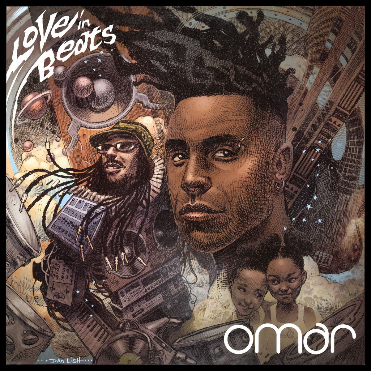 Omar – Love in Beats vinyl record cover