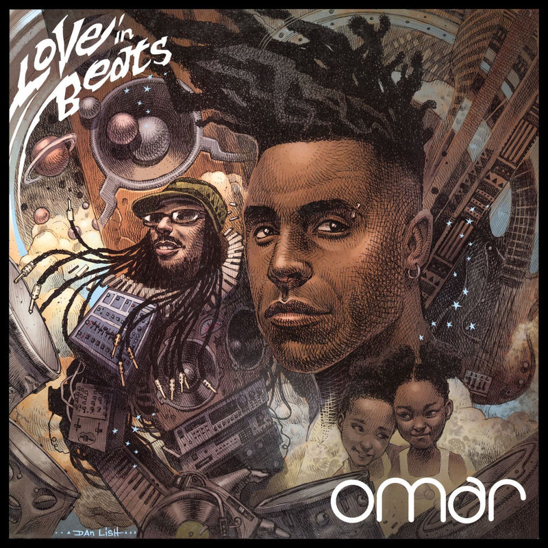 Omar – Love in Beats vinyl record cover