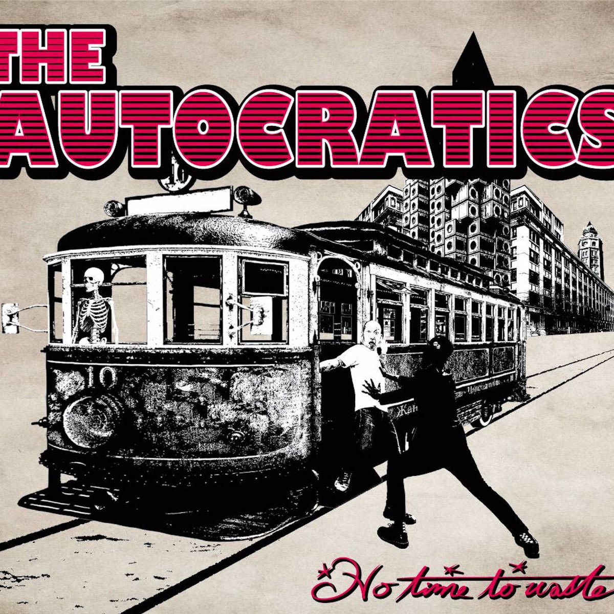 Autocratics – No Time To Waste (Colour Vinyl - Random) vinyl record cover