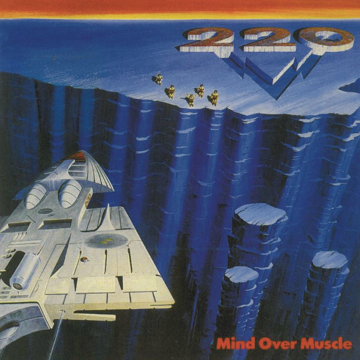 220 Volt – Mind Over Muscle vinyl record cover