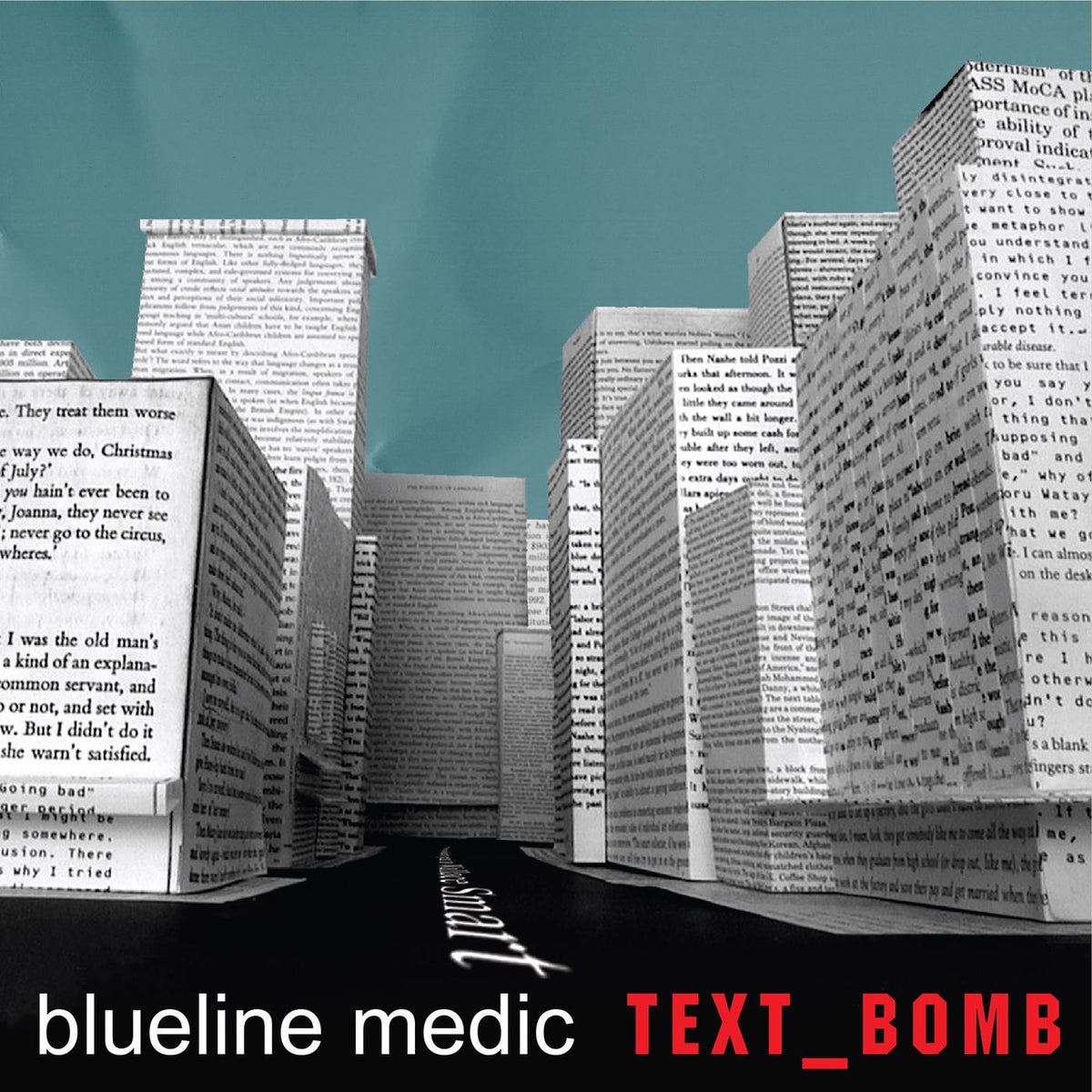 Blueline Medic – Text Bomb vinyl record cover