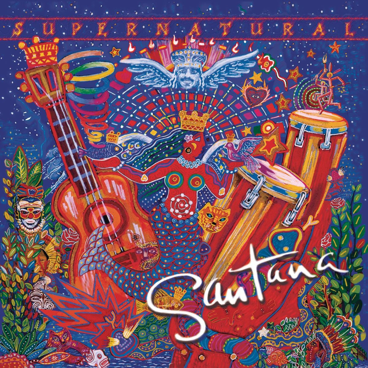 Santana – Supernatural vinyl record cover