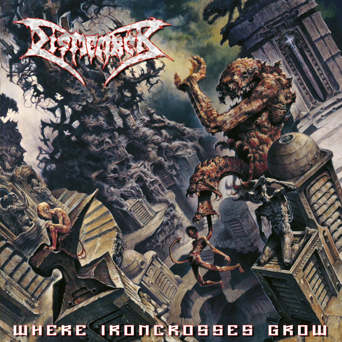 Dismember – Where Ironcrosses Grow vinyl record cover