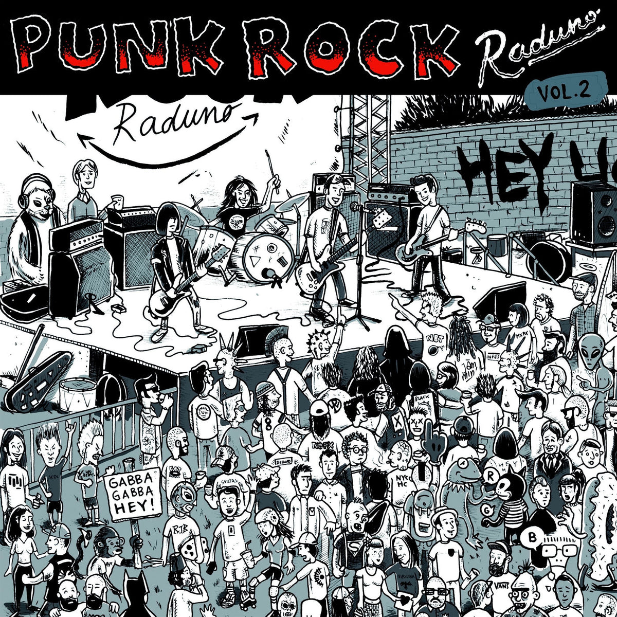 Various Artists – Punk Rock Raduno Vol.2 vinyl record cover