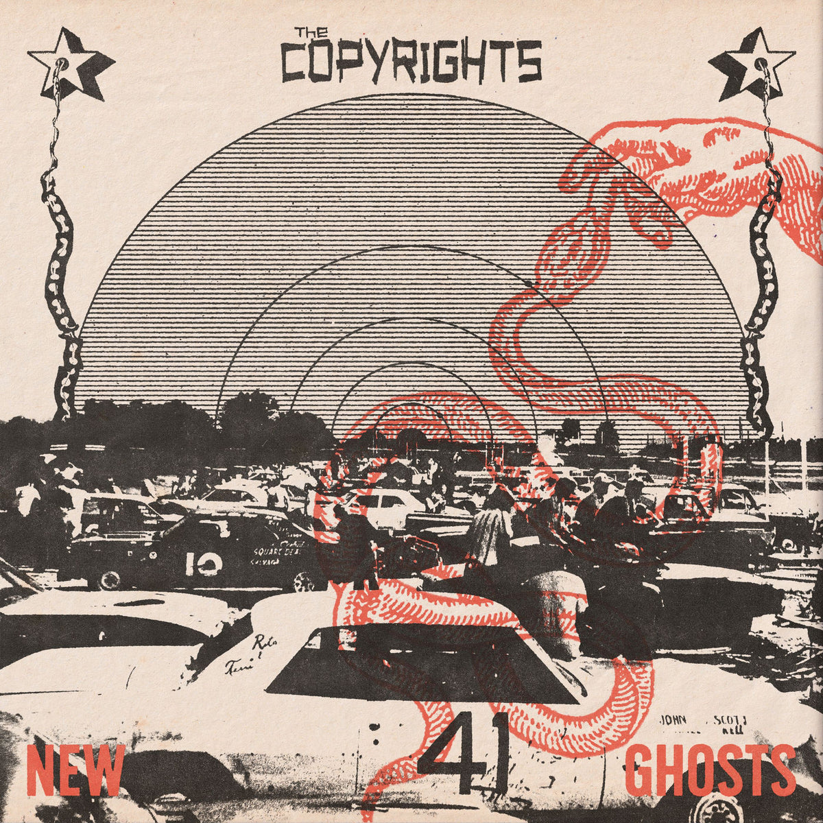 The Copyrights – New Ghosts vinyl cover