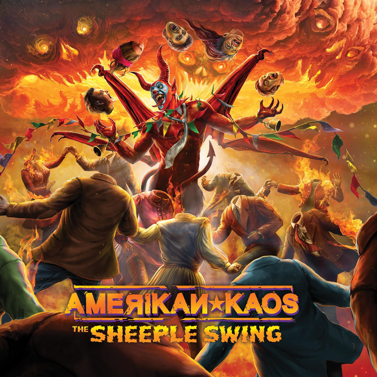 Amerikan Kaos – The Sheeple Swing vinyl record cover