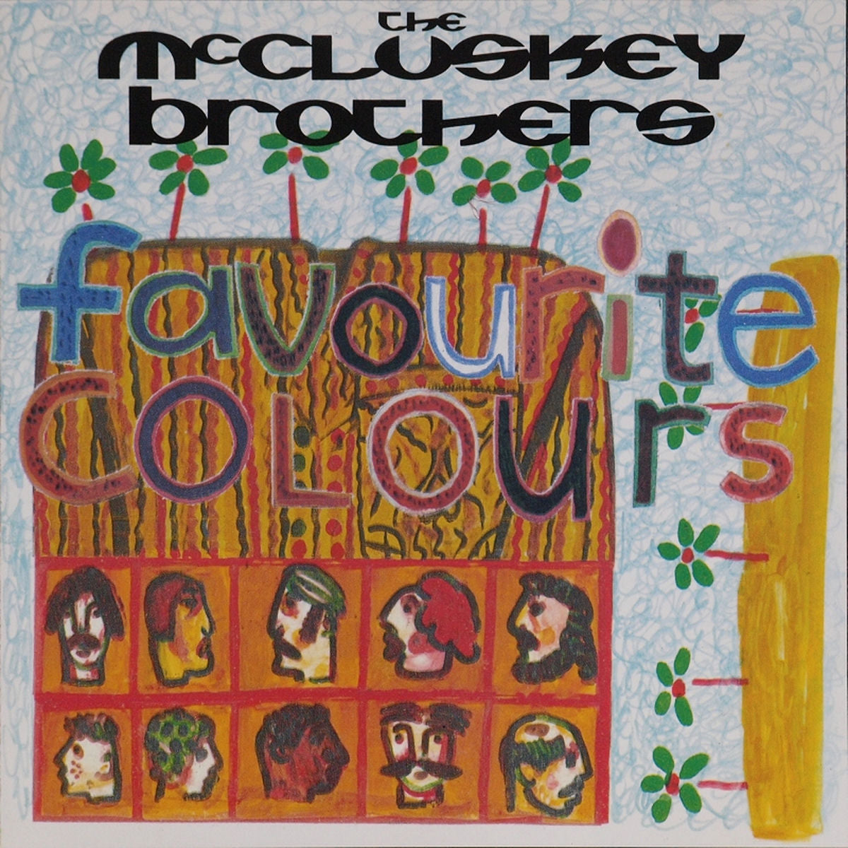 The McCluskey Brothers – Favourite Colours vinyl record cover