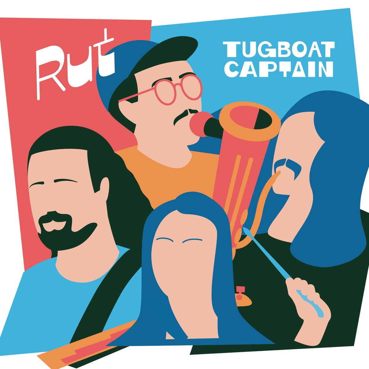 Tugboat Captain – RUT vinyl record cover
