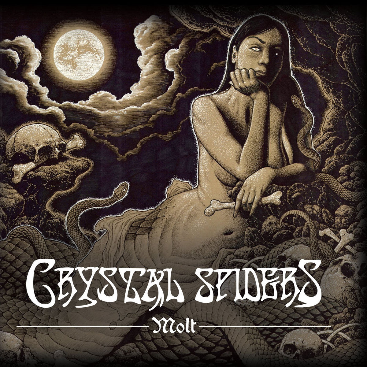 Crystal Spiders – MOLT vinyl record cover
