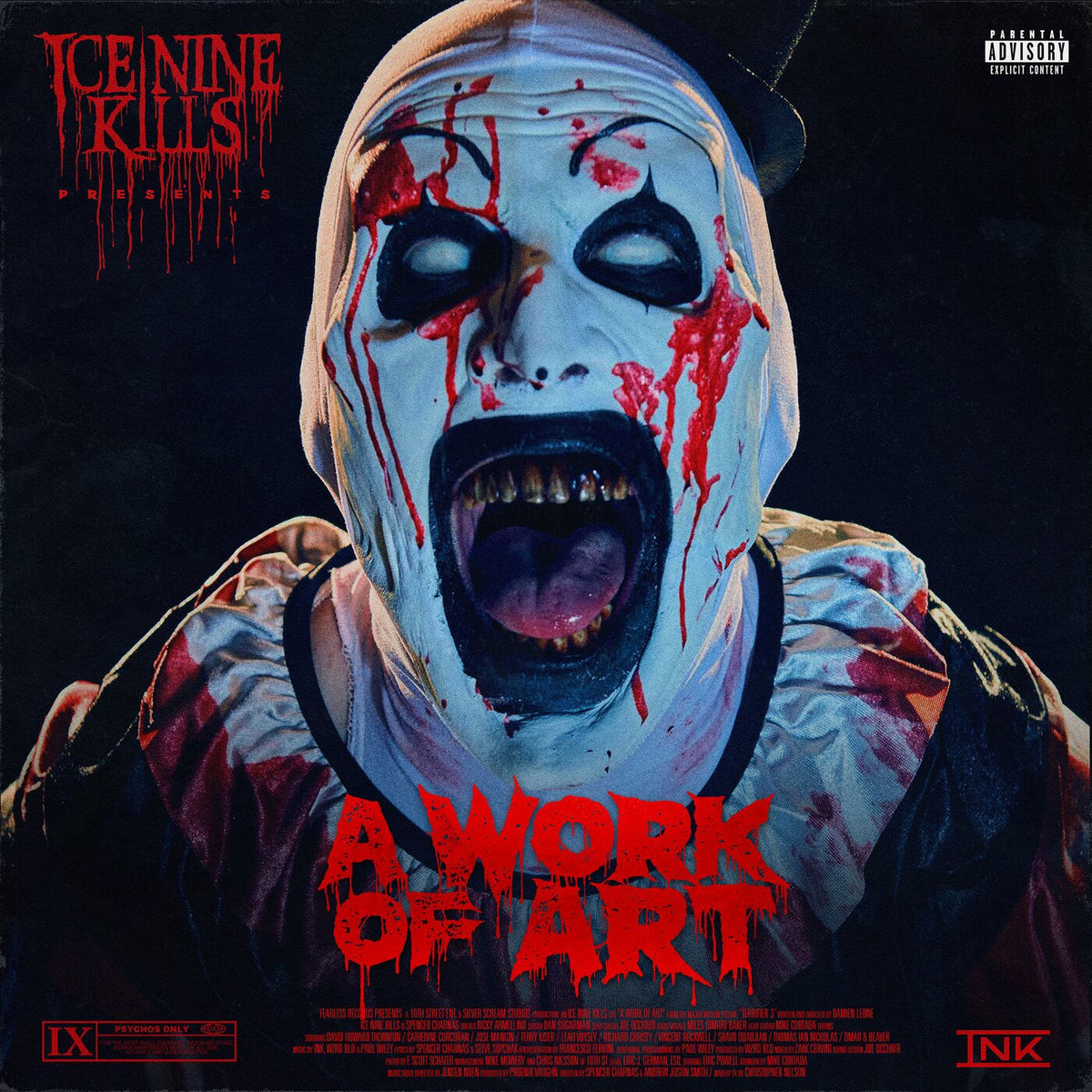 Ice Nine Kills – A Work of Art vinyl cover