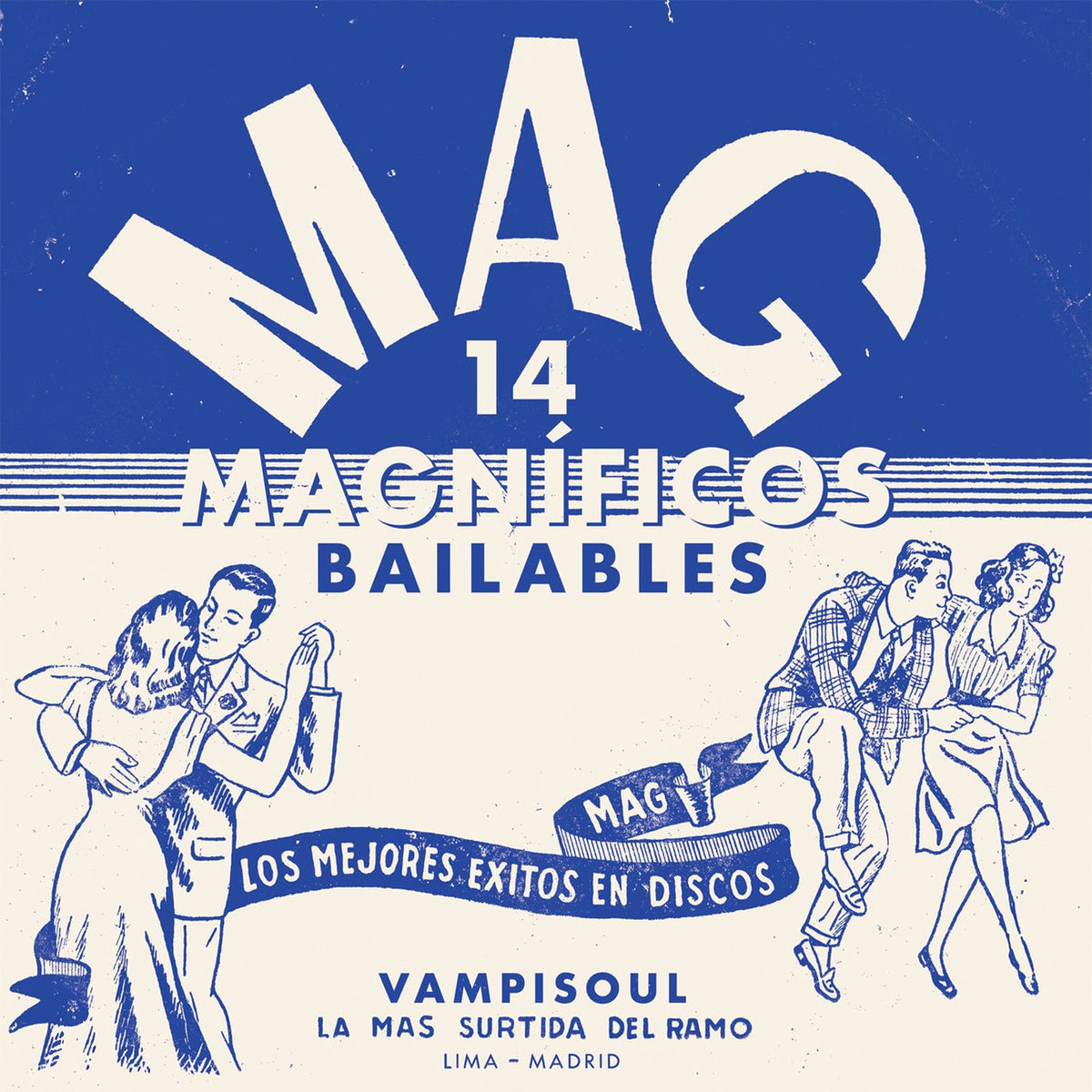 Various Artists – 14 Magníficos Bailables vinyl cover