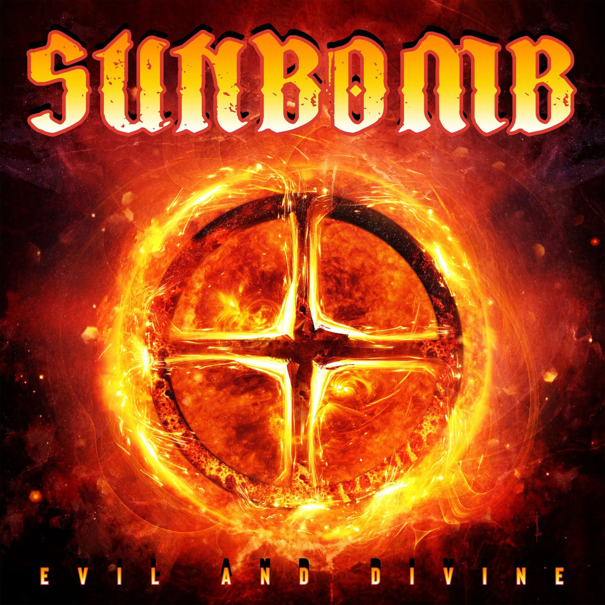 Sunbomb – Evil And Divine vinyl record cover