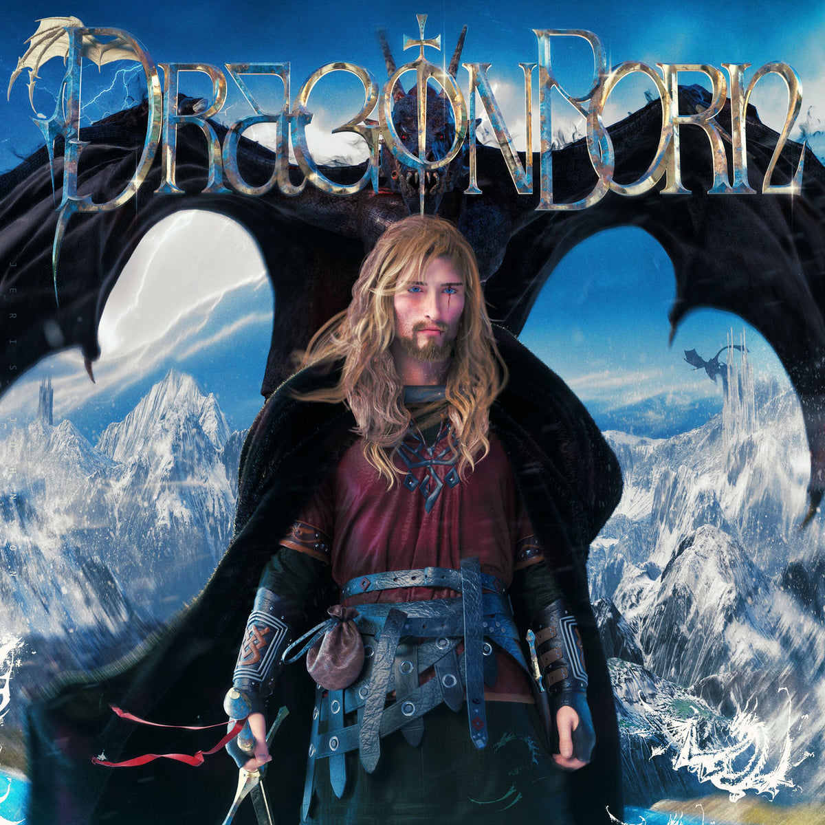 Jeris Johnson – Dragonborn [LP] (COLORED VINYL) vinyl record cover