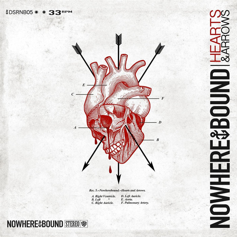 Nowherebound – Hearts & Arrows vinyl record cover