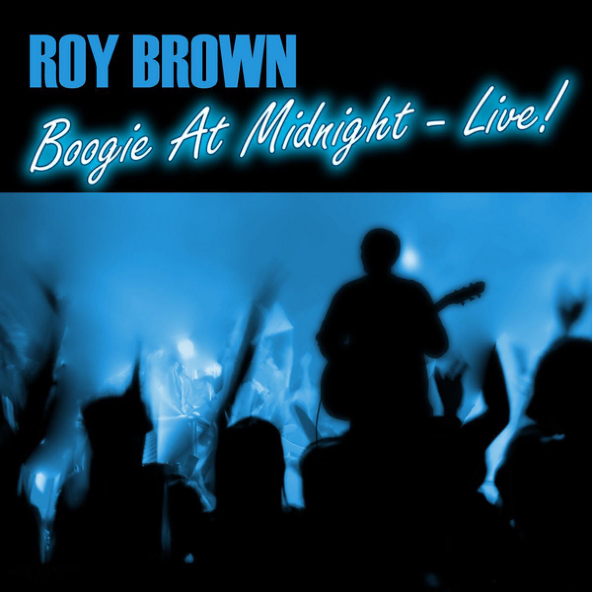 Roy Brown – Boogie at Midnight - Live! vinyl cover