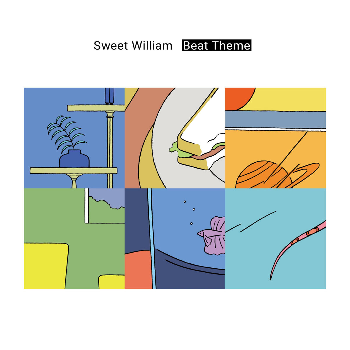 Sweet William – Beat Theme Ep2 [LP] (JAPANESE IMPORT, LIMITED) vinyl record cover
