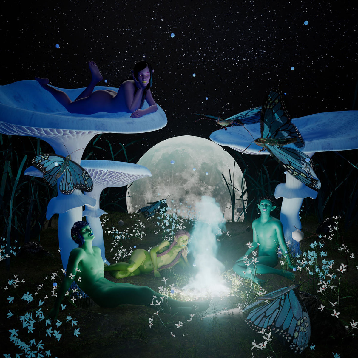 Aasma – Campfire vinyl record cover