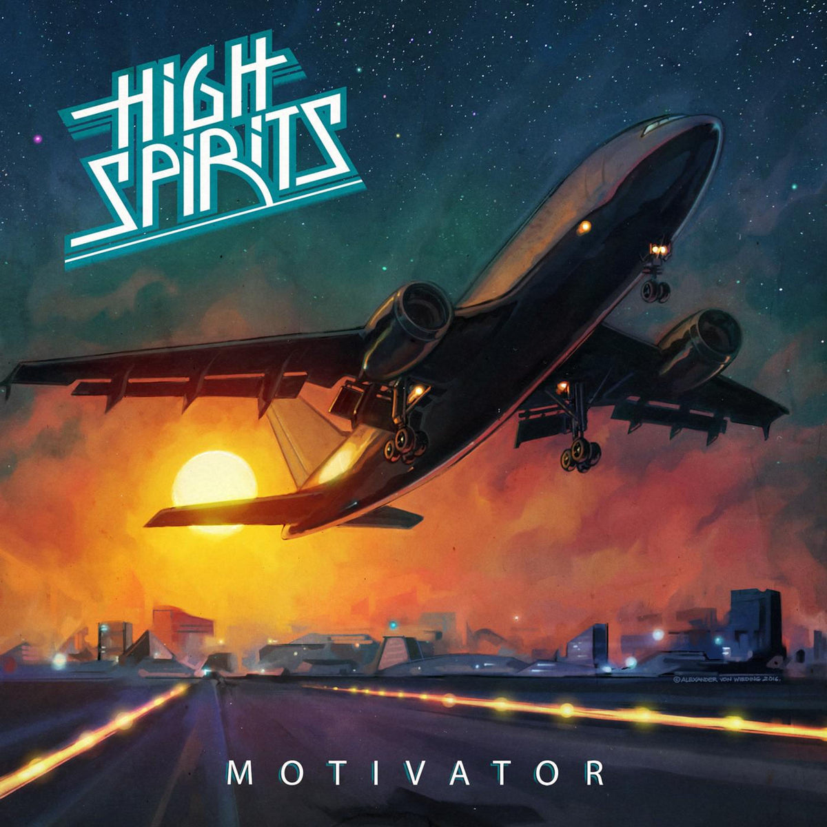 High Spirits – Motivator (Coloured Vinyl) vinyl record cover