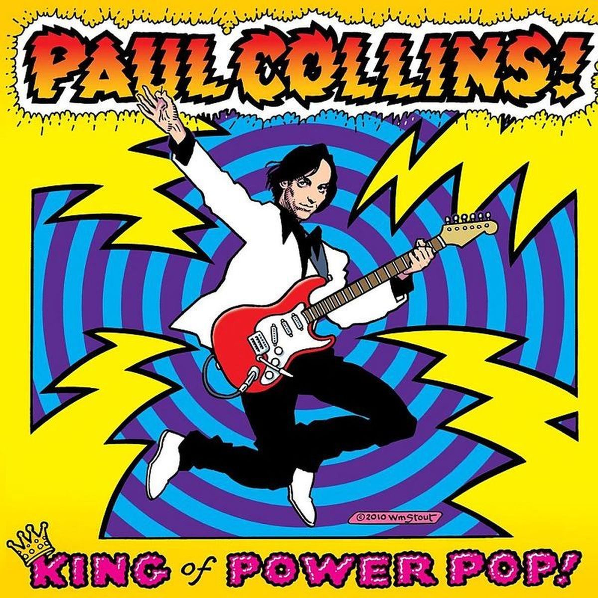Paul Collins – King Of Power Pop! vinyl cover