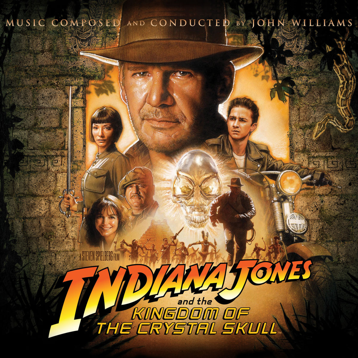 John Williams – Indiana Jones and the Kingdom of the Crystal Skull vinyl record cover