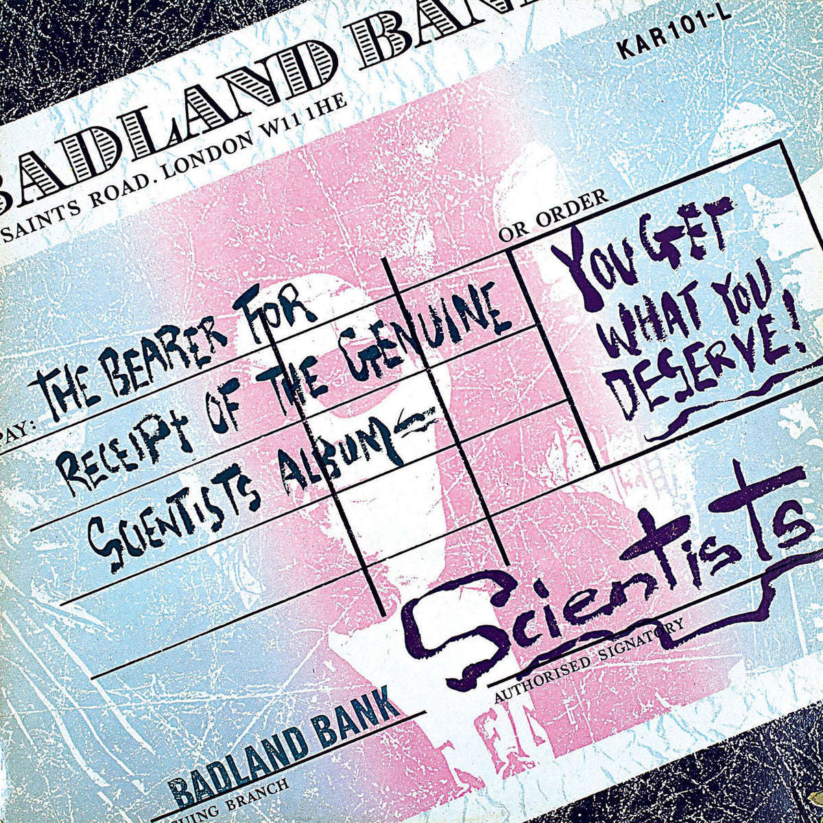 The Scientists – You Get What You Deserve vinyl record cover