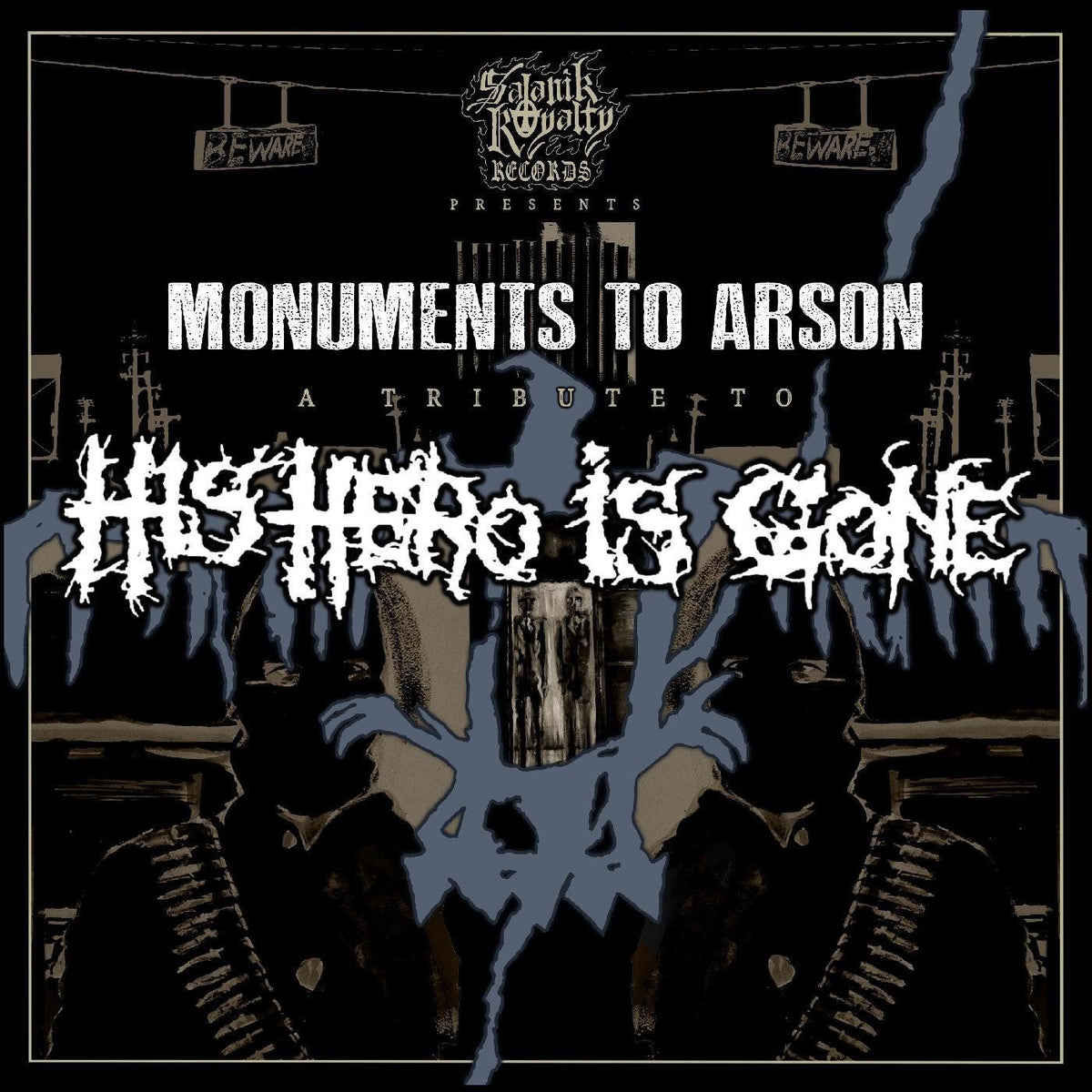 Various Artists – Monuments To Arson, A Tribute To His Hero Is Gone vinyl record cover