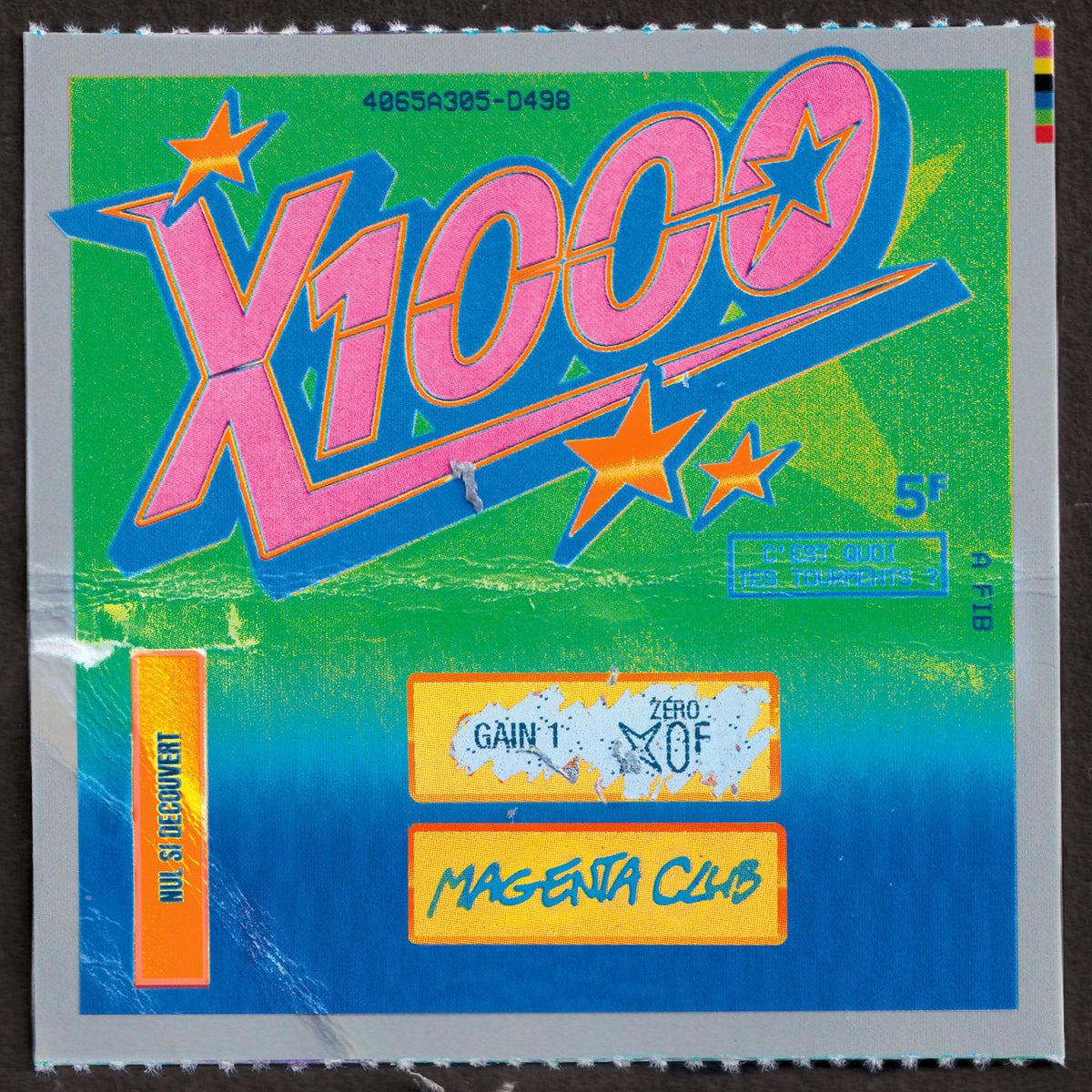 Magenta Club – X 1000 vinyl record cover