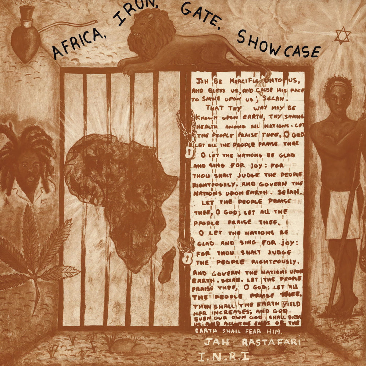 Various Artists – Africa Iron Gate Showcase vinyl record cover