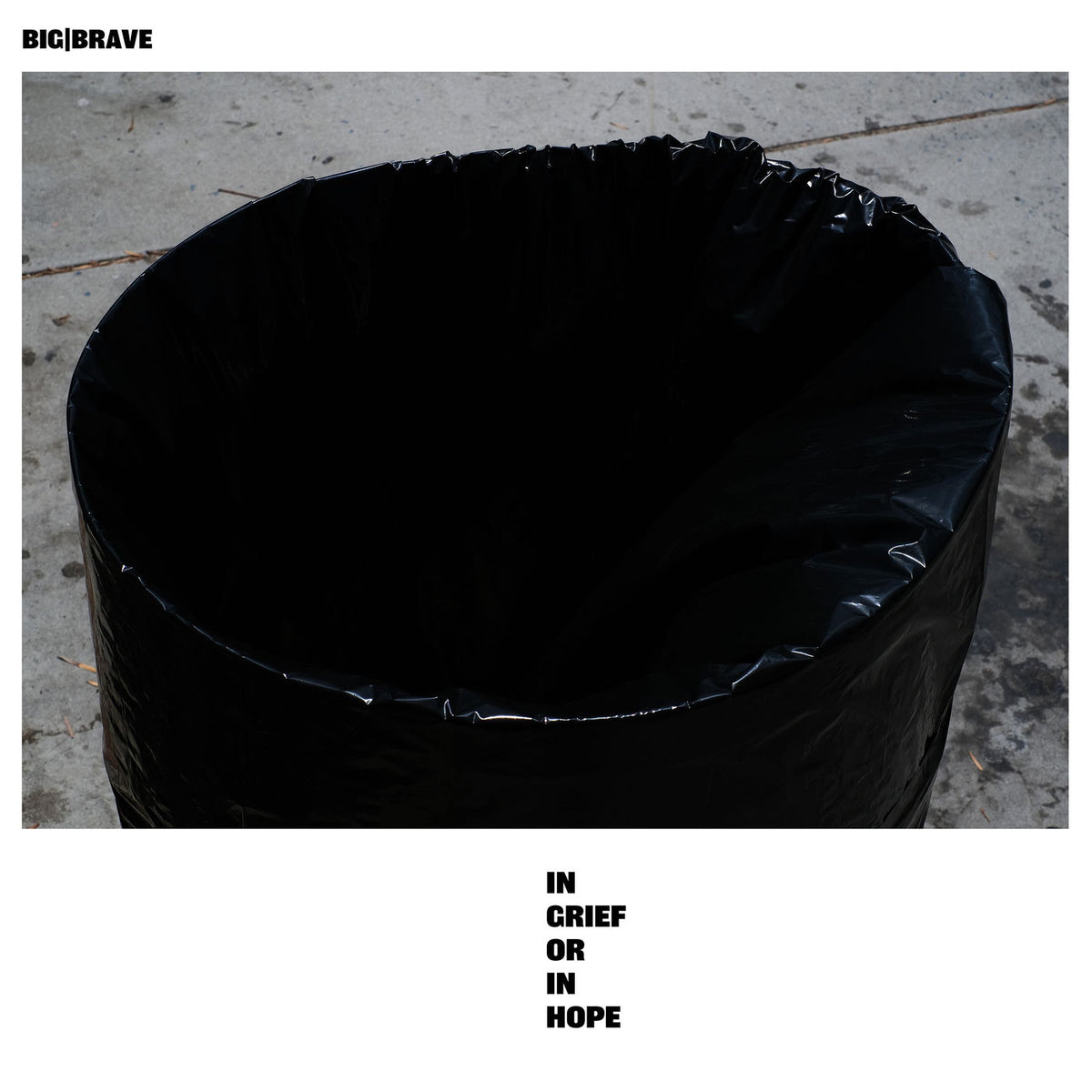 Big Brave – in grief or in hope vinyl cover