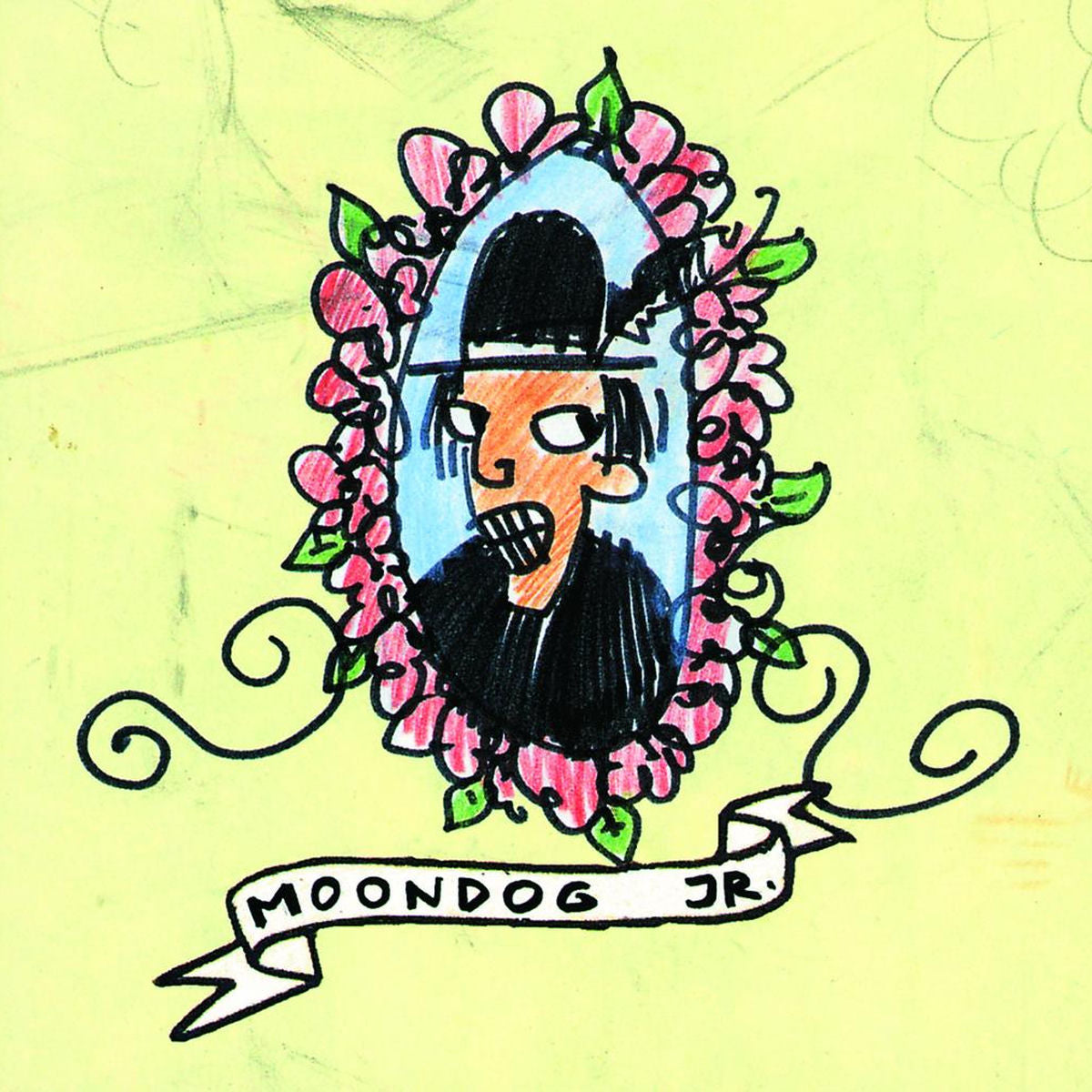 Moondog Jr – Everyday I Wear A Greasy Black Feather On My Hat vinyl record cover