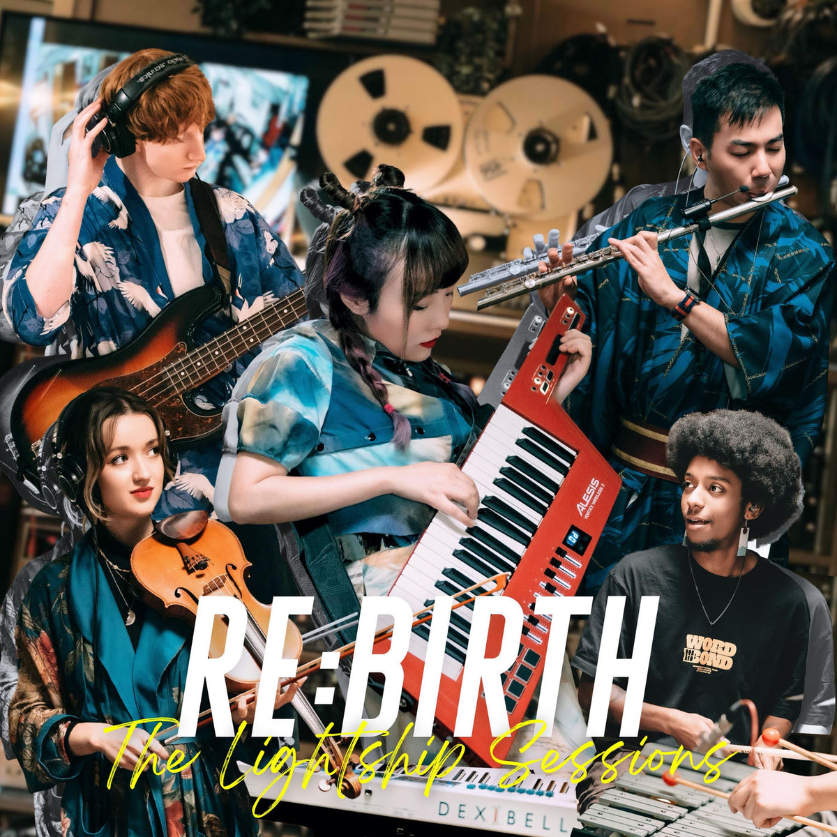 TC.KYLIE – RE:birth よみがえり (The Lightship Sessions) vinyl cover