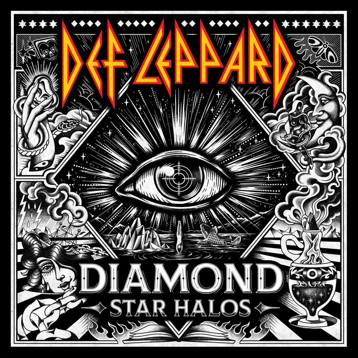 Def Leppard – Diamond Star Halos vinyl record cover