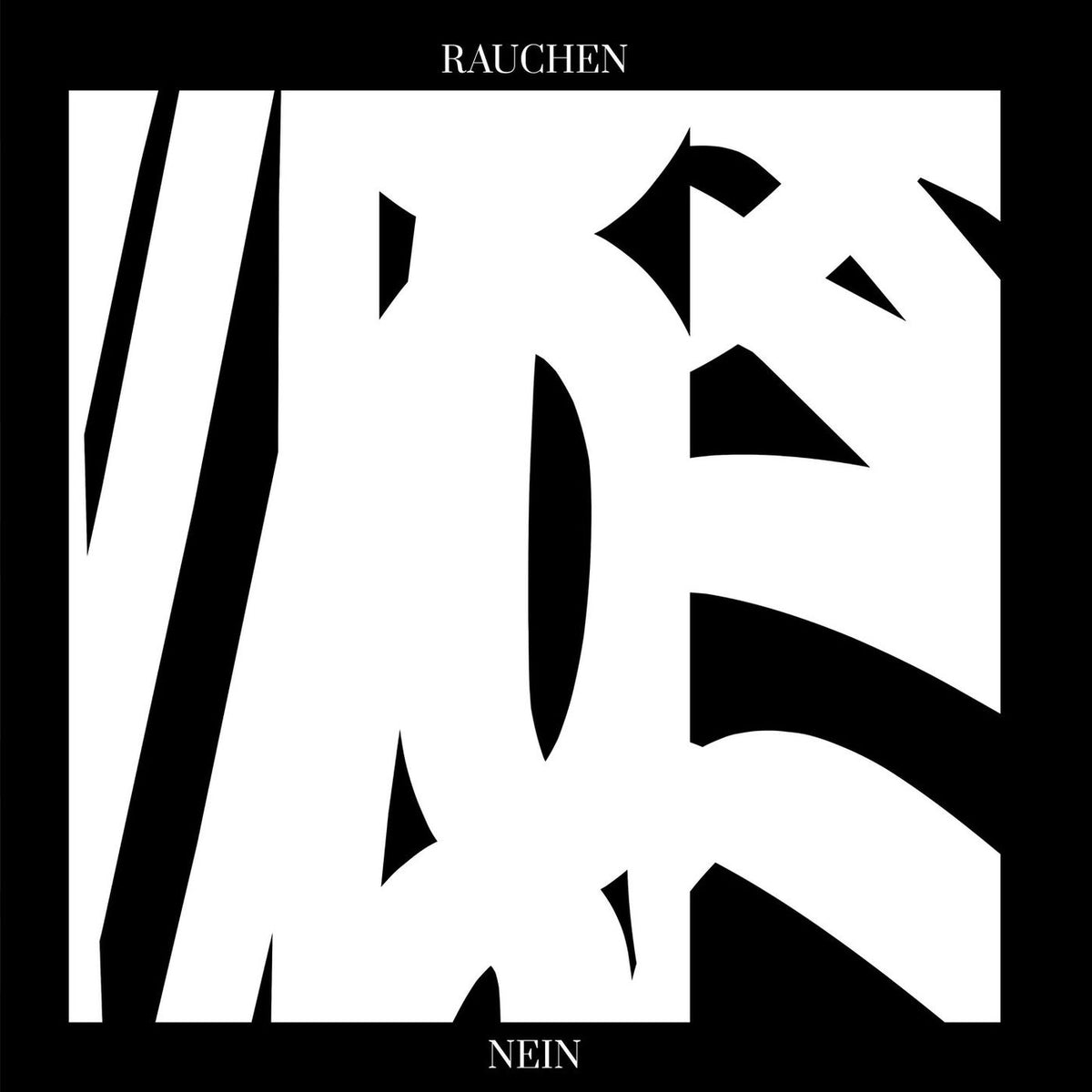 Rauchen – NEIN vinyl record cover