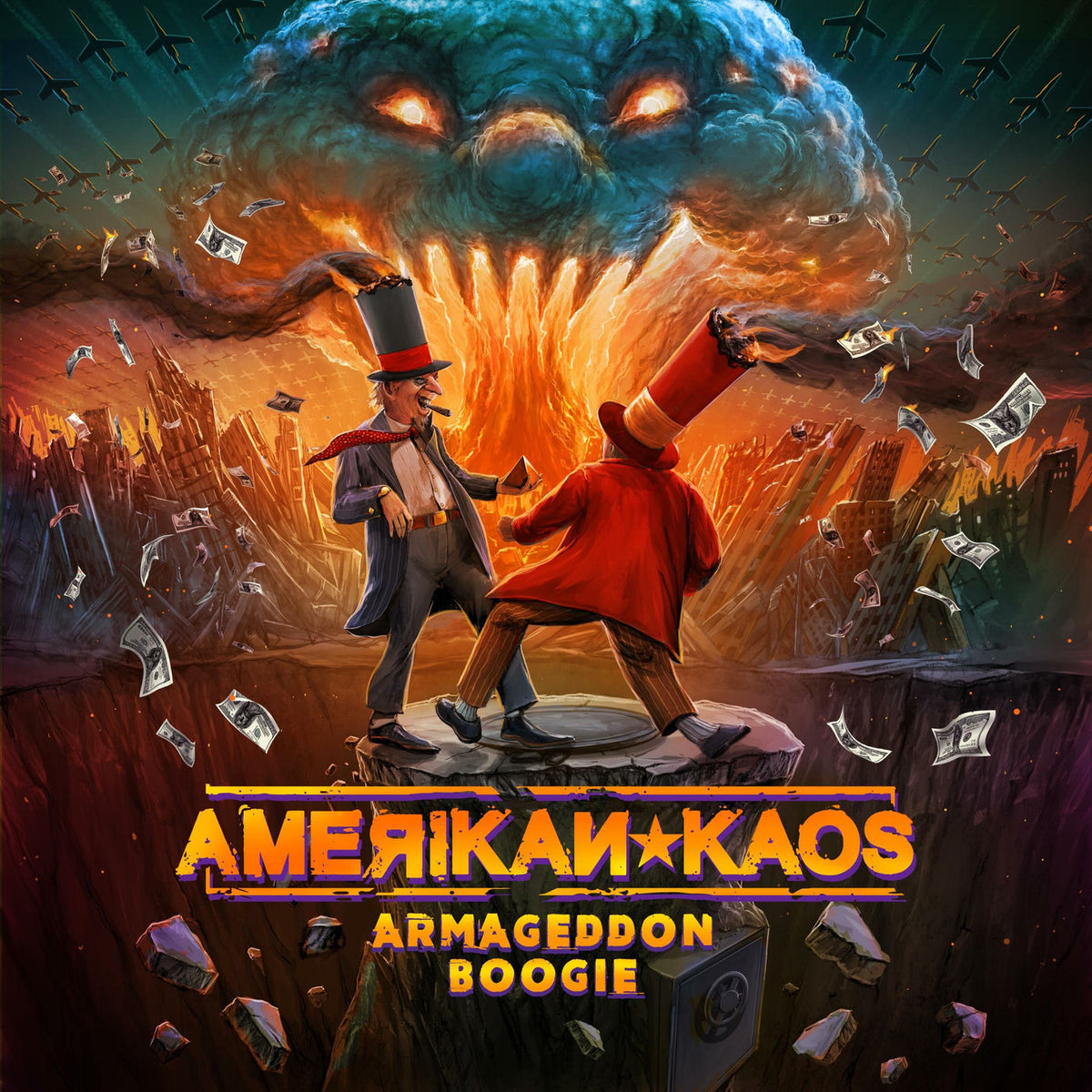 Amerikan Kaos – Armageddon Boogie vinyl record cover
