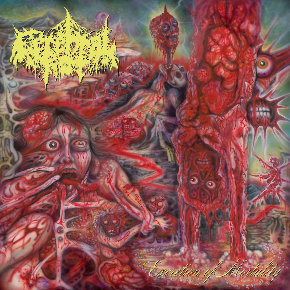 Cerebral Rot – Excretion Of Mortality vinyl record cover