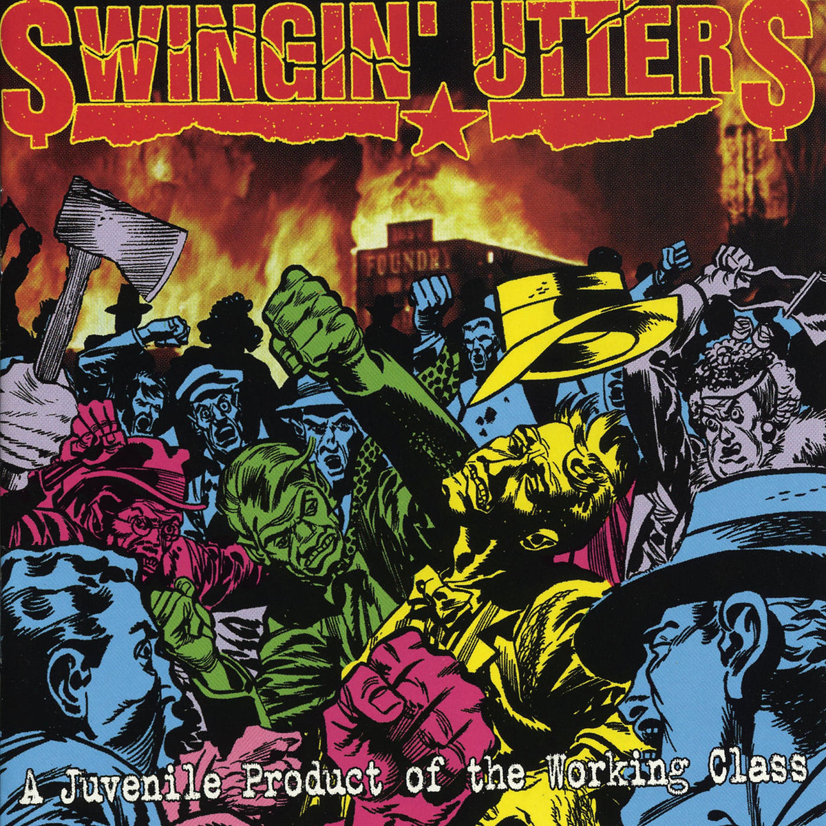 Swingin' Utters – A Juvenile Product of the Working Class vinyl cover