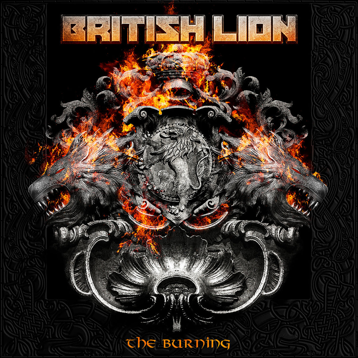 British Lion – The Burning [2LP] (COLORED VINYL, GATEFOLD) vinyl record cover