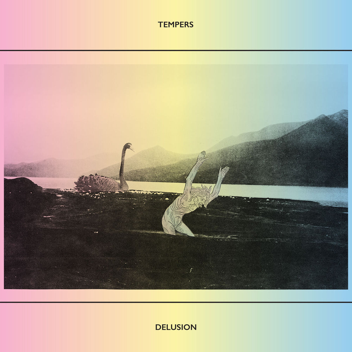 Tempers – Delusion (Black) vinyl record cover