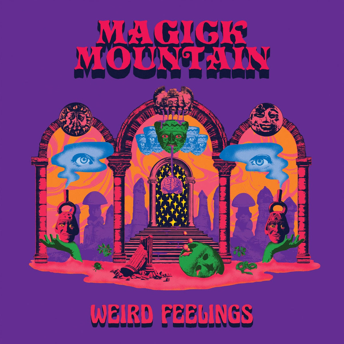 Magick Mountain – Weird Feelings vinyl record cover