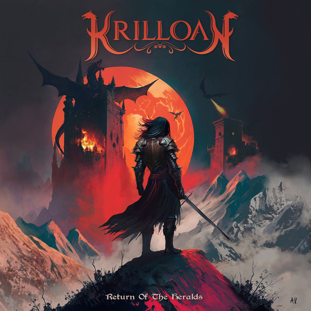Krilloan – Return of the Heralds vinyl record cover
